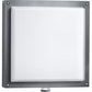 Sensor-Decken/Wandleuchte L 690 LED 9W 3000K 753lm alu/anthrazit