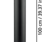 Pollerleuchte LED 1x11W 950lm 3000K H:99cm IP65 schwarz MELZO