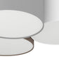 Deckenleuchte PASTORE E27 3x60W anthrazit-braun/grau/weiß