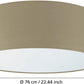 Deckenleuchte PASTERI E27 5x25W Ø760 taupe