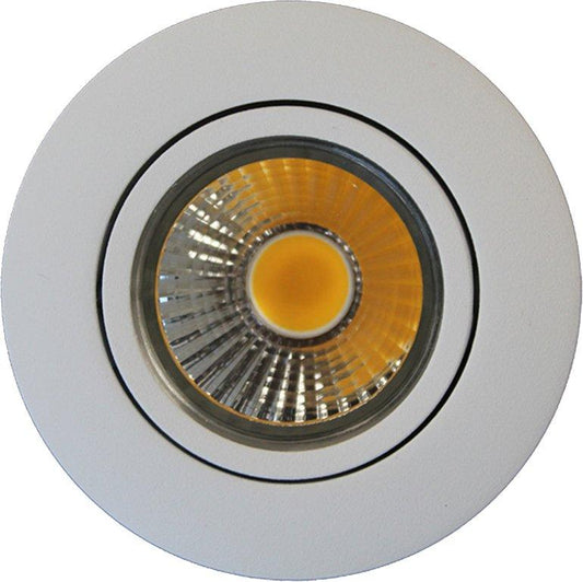 LED Einbaustrahler A 5068 T Flat weiss-matt 8W 930 38° dim