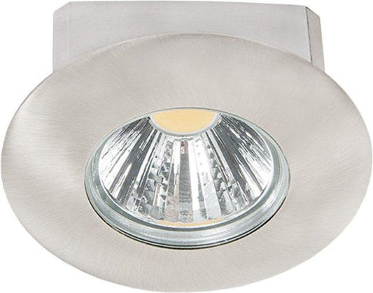 LED Einbaustrahler A 5068 T Flat IP44 nickel-gebürstet 8W 930 38° dim