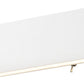 Wandleuchte SIEGFRIED Aluminium weiß, Acryl opal Schalter, LED 12W 700lm 3000K