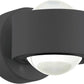 TREVIOLO Wandleuchte LED 2,5W 230lm 3000K anthrazit klar IP44