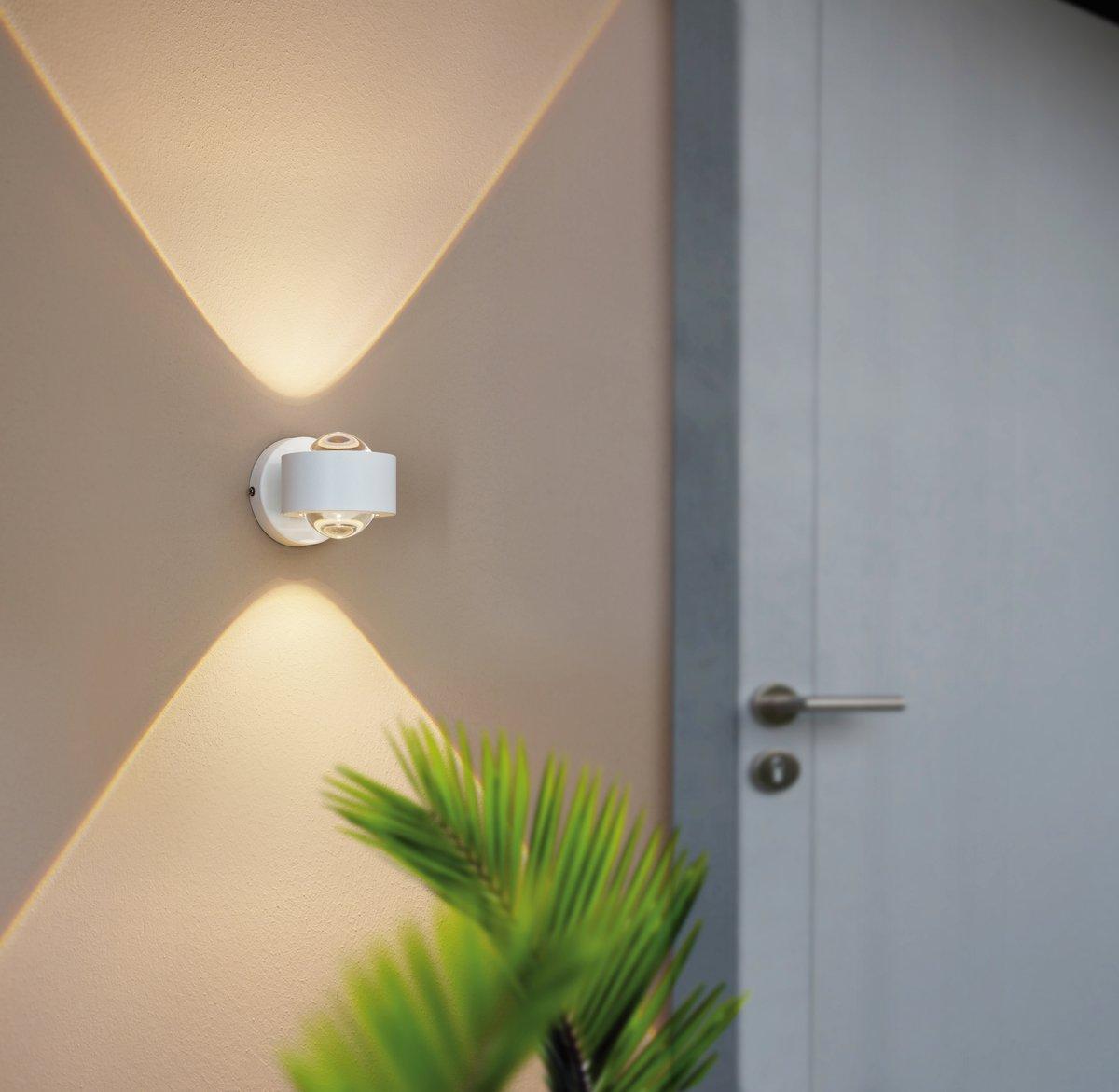 TREVIOLO Wandleuchte LED 2,5W 230lm 3000K anthrazit klar IP44