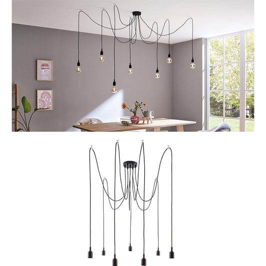 Pendelleuchte Neordic Ketil 7-flammig ohne Leuchtmittel, max. 7x60W E27