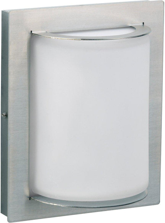 Wandleuchte Nr. 6280 Edelstahl für 1 x A60 - 75 W E27