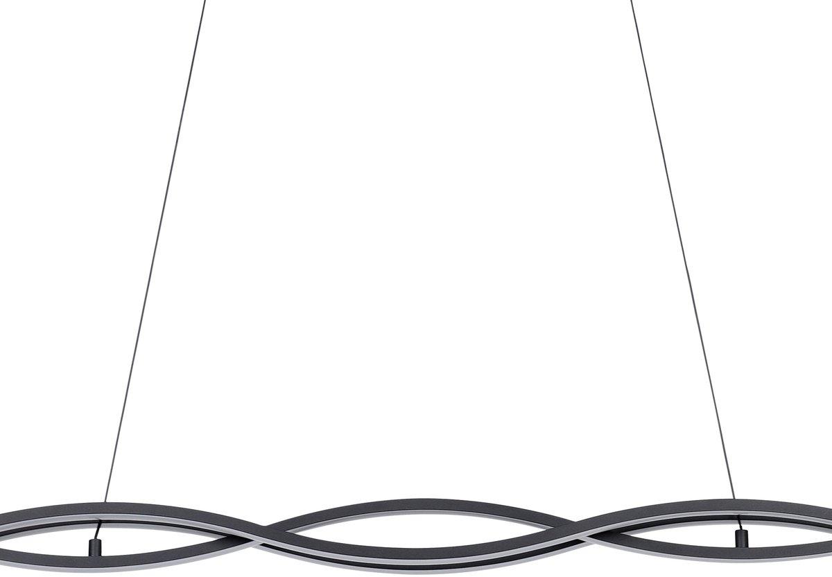 LASANA 3 Hängeleuchte LED 36W schwarz