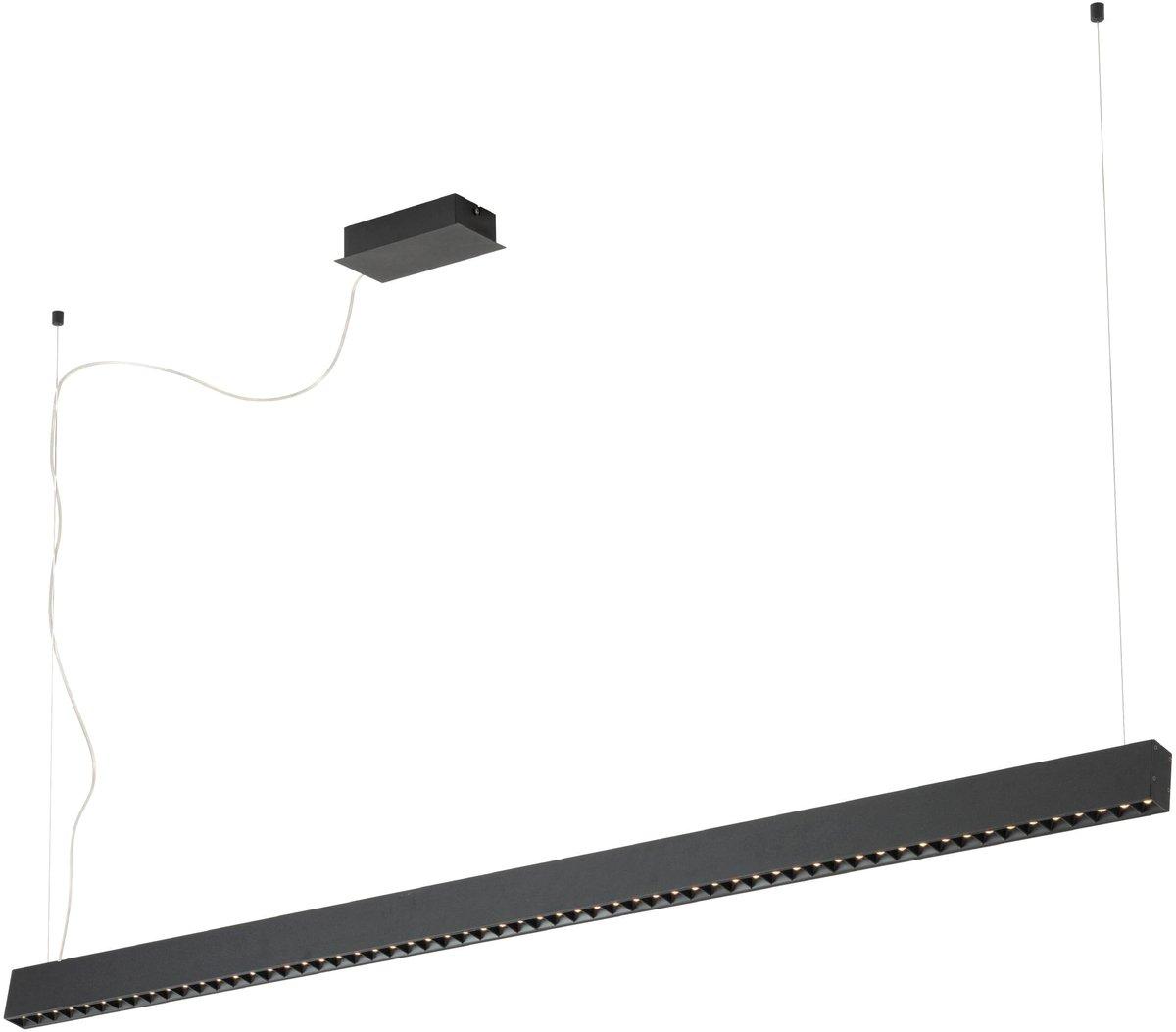TERMINI Hängeleuchte schwarz L1590mm dimmbar 30,5W+15,5W LED 4200+1700lm 3000K