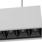 TERMINI Hängeleuchte schwarz L1590mm dimmbar 30,5W+15,5W LED 4200+1700lm 3000K