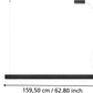 TERMINI Hängeleuchte schwarz L1590mm dimmbar 30,5W+15,5W LED 4200+1700lm 3000K