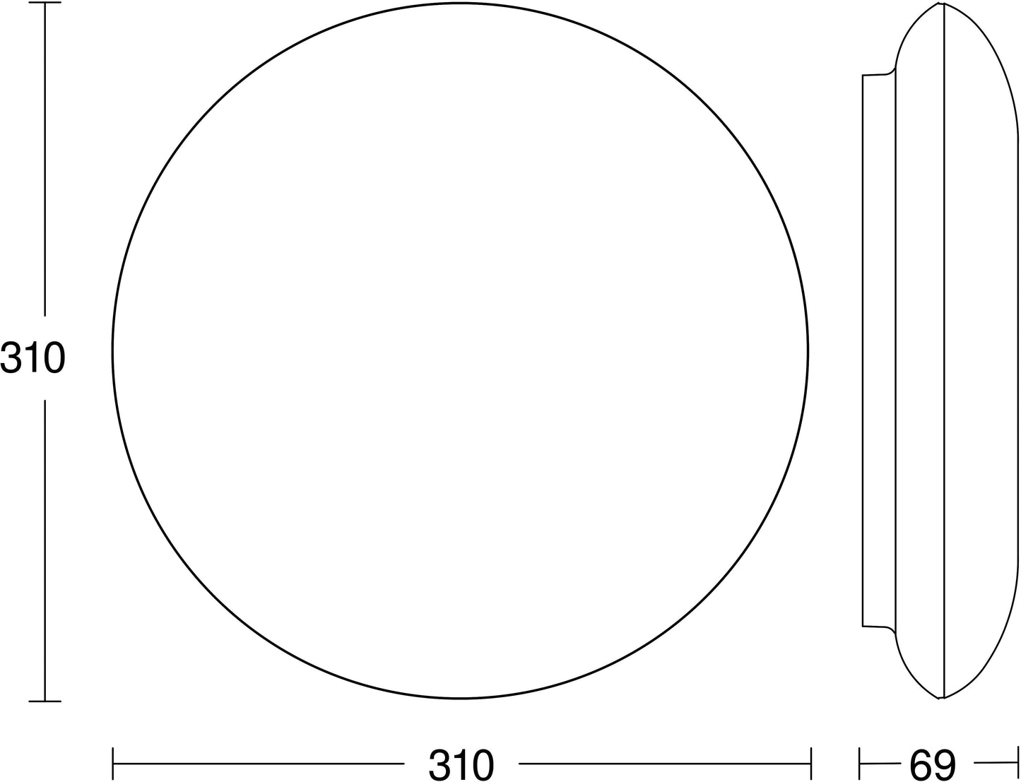 Sensor-Außenleuchte Vario Quattro PRO LED 14W 3000K IP54 weiß
