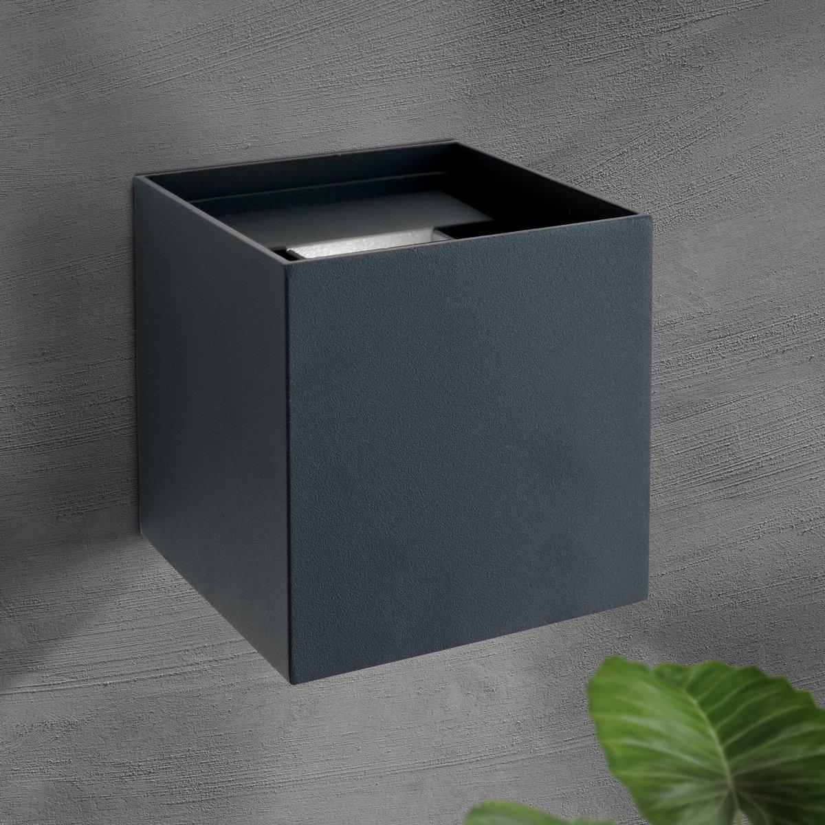 CUBE Außenleuchte 11-1192 anthrazit LED 2x3W 400lm 3000K IP54