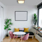 DORO Deckenleuchte alu/graphit Acryl opal LED 12W 3000K 30x30cm
