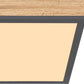 DORO Deckenleuchte alu/graphit Acryl opal LED 12W 3000K 30x30cm