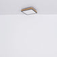 DORO Deckenleuchte alu/graphit Acryl opal LED 12W 3000K 30x30cm