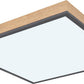 DORO Deckenleuchte alu/graphit Acryl opal LED 12W CCT 45x45cm