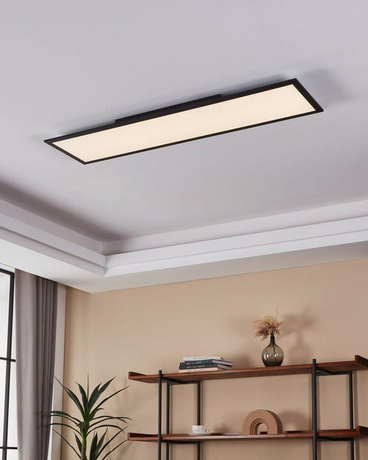 LED-CCT-Deckenleuchte 1200X300 schwarz/weiß 32,5W
