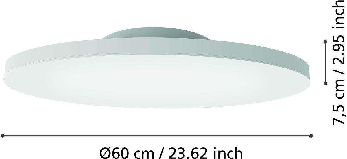 TURCONA-Z LED-ZIG-RGB/CCT DL Ø600 weiß 32,5W