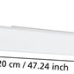 TURCONA- LED-ZIG-RGB/CCT DL 1200X300 weiß 32,5W
