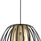 ENCINITOS Hängeleuchte 1x40W E27 DM375mm schwarz Gold