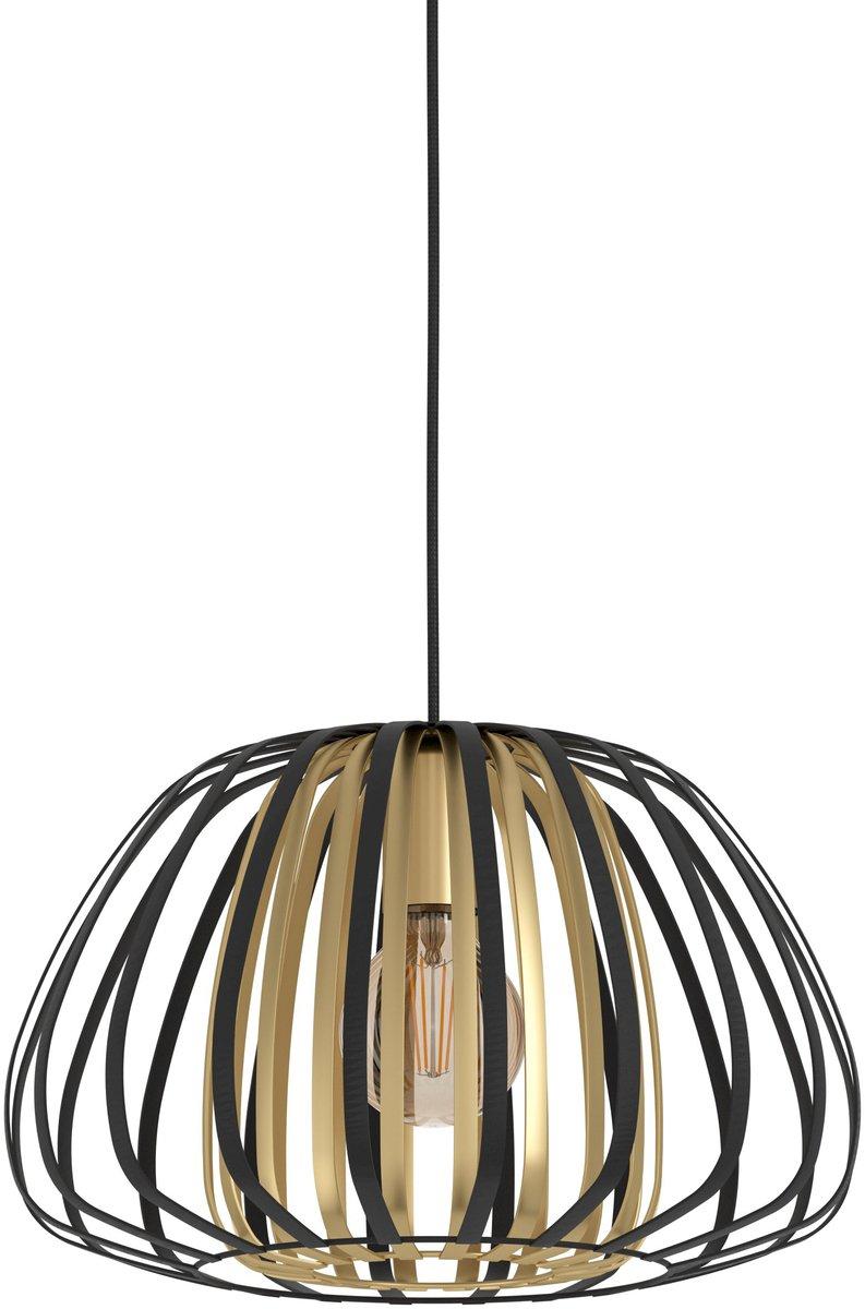 ENCINITOS Hängeleuchte 1x40W E27 DM375mm schwarz Gold