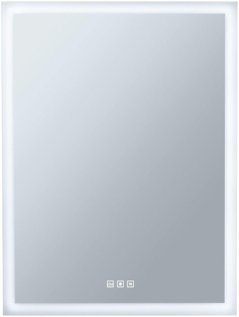 Decken/Wandleuchte HomeSpa Mirra eckig IP44 LED WhiteSwitch 22W 600x800 Spiegel