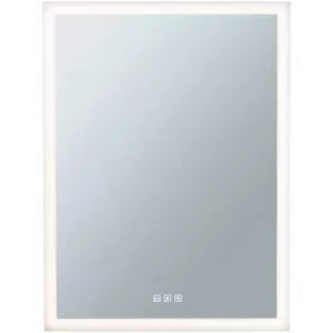 Decken/Wandleuchte HomeSpa Mirra eckig IP44 LED WhiteSwitch 22W 600x800 Spiegel