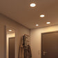 Paneleinbauleuchte LED AREO VariFit IP44 13W 3000K Weiß D:175mm