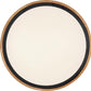 BRUNO Deckenleuchte schwarz Holz Acryl 3000-4500-6000K LED 12W CCT