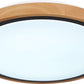 BRUNO Deckenleuchte schwarz Holz Acryl 3000-4500-6000K LED 12W CCT