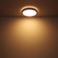 BRUNO Deckenleuchte schwarz Holz Acryl 3000-4500-6000K LED 24W CCT