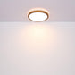 BRUNO Deckenleuchte schwarz Holz Acryl 3000-4500-6000K LED 24W CCT