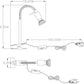 BOBBY Klemmstrahler Nickel matt 1xGU10 LED 3W 250lm 3000K