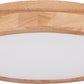 RAINER Deckenleuchte Holz dimmbar Fernbedienung LED 24W 1350lm CCT 3.000-6.000