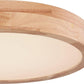RAINER Deckenleuchte Holz dimmbar Fernbedienung LED 24W 1350lm CCT 3.000-6.000