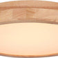 RAINER Deckenleuchte Holz dimmbar Fernbedienung LED 24W 1350lm CCT 3.000-6.000