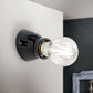Frost Wandleuchte 2-1367 schwarz Keramik 1xE27 max.60W Ø7cm H6cm
