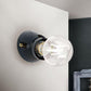 Frost Wandleuchte 2-1367 schwarz Keramik 1xE27 max.60W Ø7cm H6cm