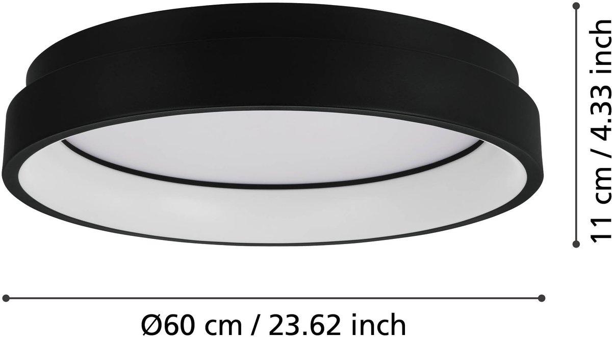 Marghera Z CONNECT LED ZigBee RGB/CCT Deckenleuchte schwarz/weiß