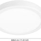 LED Anbau Deckenleuchte ARGOLIS 2 Ø285 mm weiß