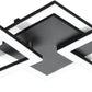 PARANDAY Z CONNECT LED ZigBee CCT Deckenleuchte L:650mm schwarz/weiß