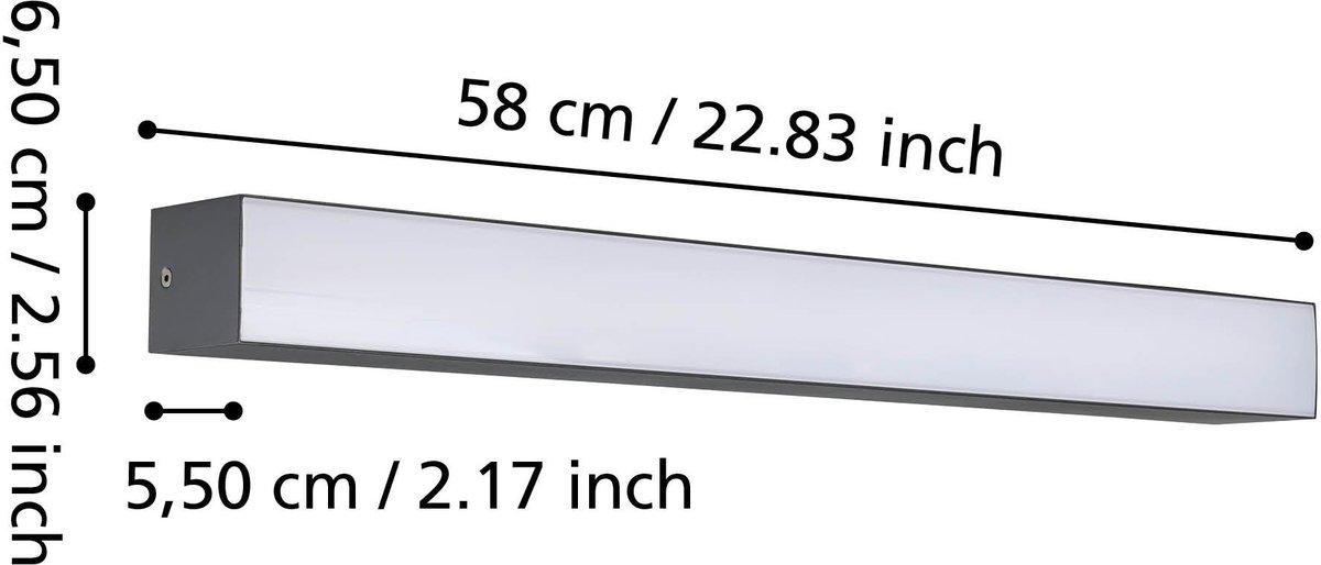 Außen-Aufbauleuchte SALITTA LED 14W 1680lm 3000K IP65 schwarz/weiß