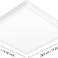 Außen-Deckenleuchte ARGOLIS 2 LED 20,5W 2400lm 3000K IP44 285x285 weiß