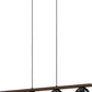 Hängeleuchte FILAGO E27 4x40W schwarz/Holz/schwarz-grau-transparent