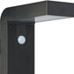 Außen-Solar Wandleuchte BARACCONI LED 18x0,2W 300lm IP44 mit Sensor schwarz