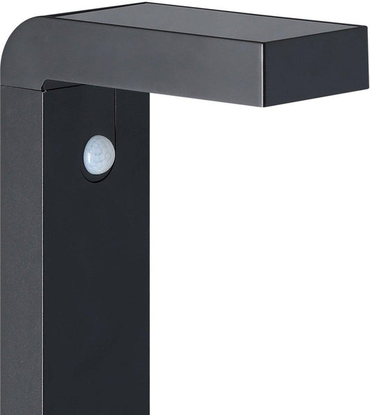 Außen-Solar-Stehleuchte BARACCONI LED 18x0,2W 300lm IP44 mit Sensor schwarz
