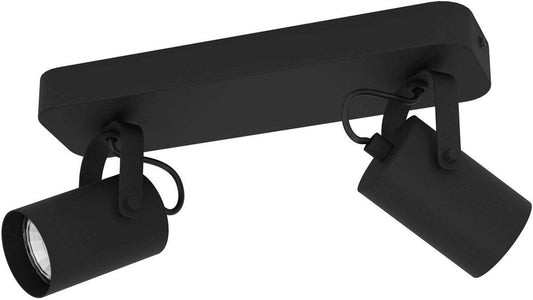Strahlerbalken SOREGO GU10-LED 2x3W schwarz