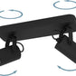 Strahlerbalken SOREGO GU10-LED 2x3W schwarz