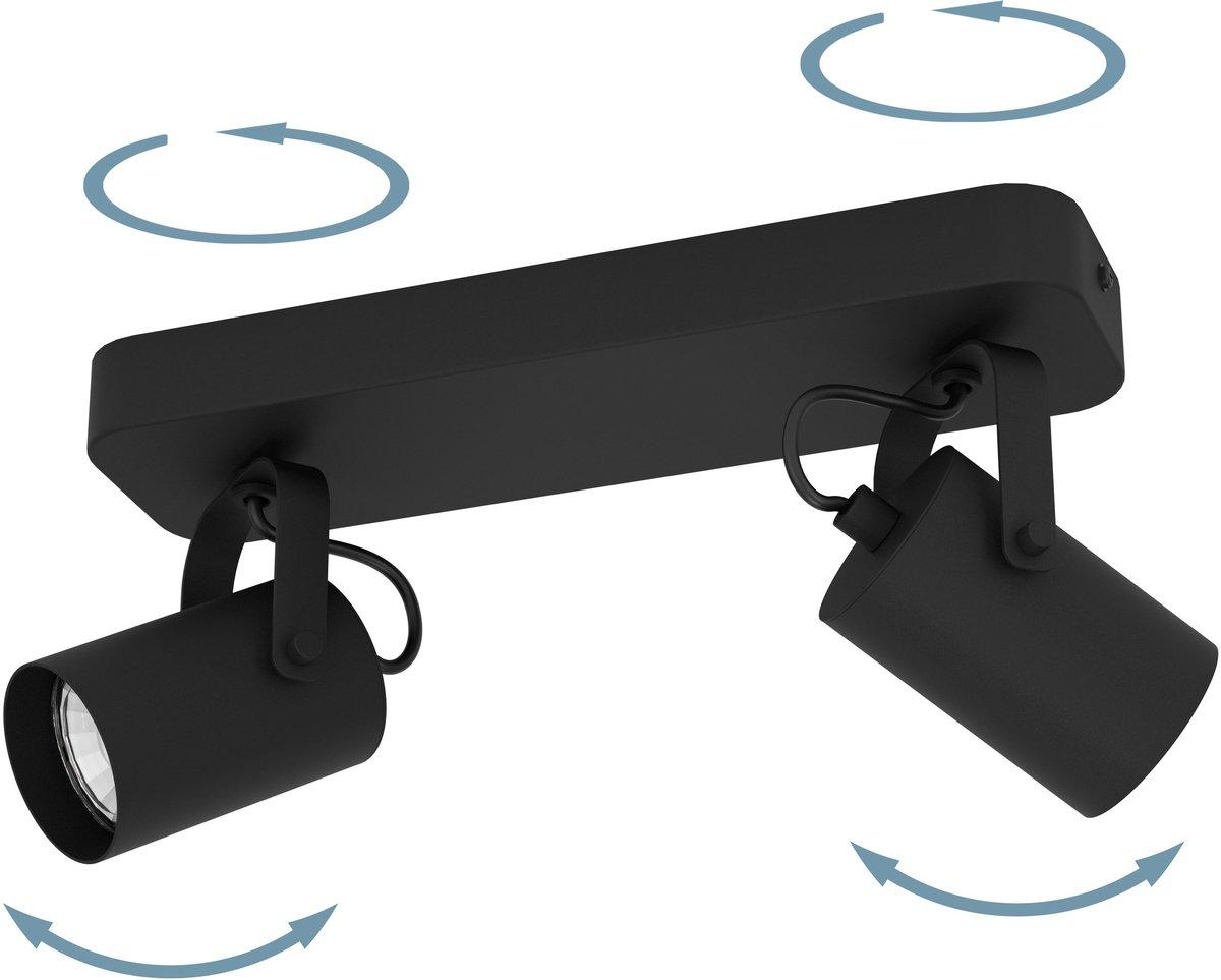 Strahlerbalken SOREGO GU10-LED 2x3W schwarz